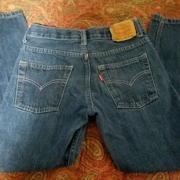 Boys Levi's Denim Blue Jean's 550 Relaxed Size 10 - Picture 1 of 4
